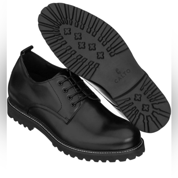 CALTO
Classic Black Oxfords with Polished Leather Finish - Picture 9 of 11